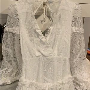 Angel biba white lace dress